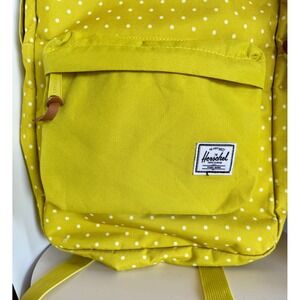 Herschel Backpack Lime Green White Polka Dot‎ Casual Daypack School Travel Bag